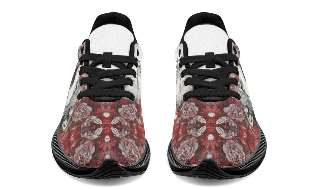 Crimson Wolf Sneakers