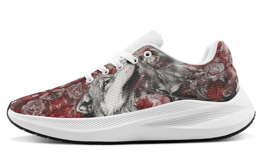 Crimson Wolf Sneakers