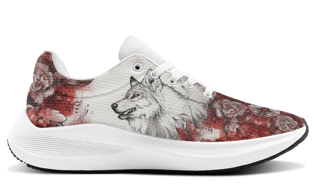 Crimson Wolf Sneakers