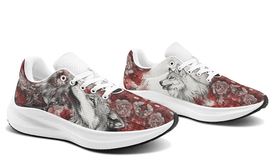 Crimson Wolf Sneakers