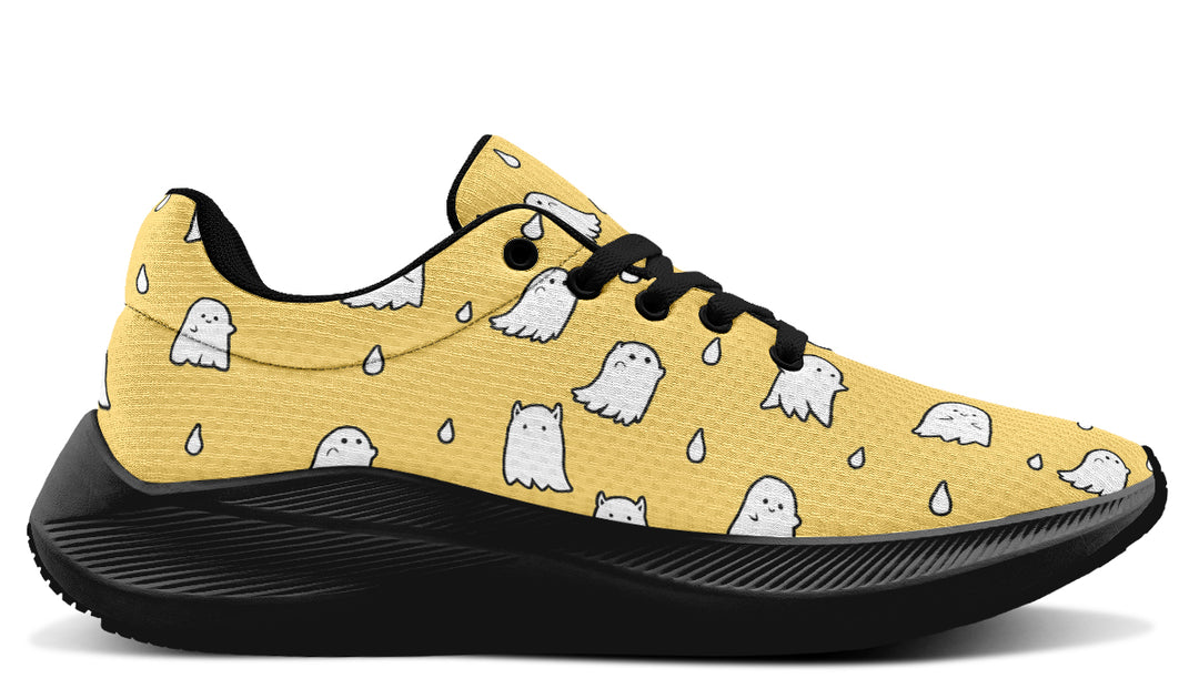 Gold Ghost Party Sneakers