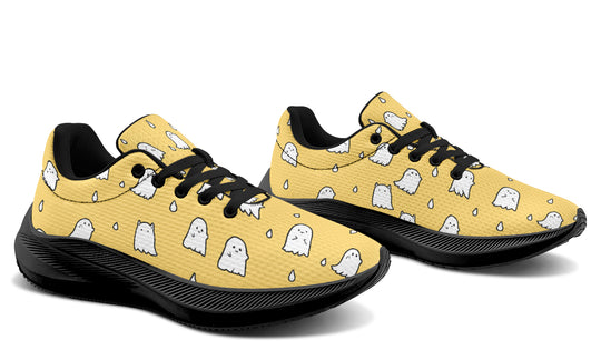 Gold Ghost Party Sneakers