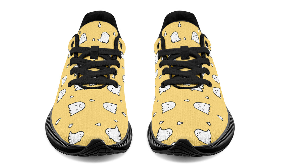 Gold Ghost Party Sneakers