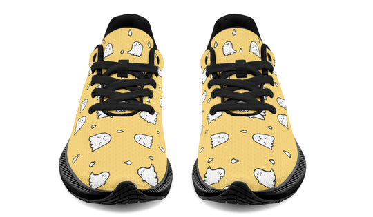 Gold Ghost Party Sneakers