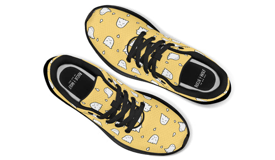 Gold Ghost Party Sneakers