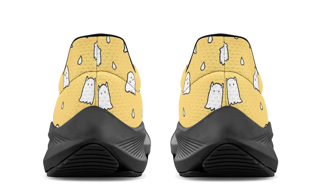 Gold Ghost Party Sneakers