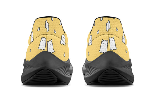 Gold Ghost Party Sneakers
