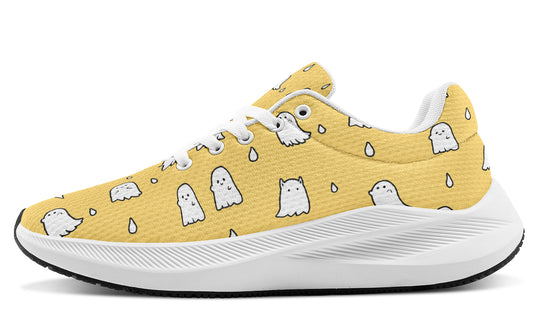 Gold Ghost Party Sneakers