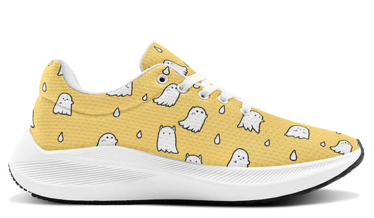 Gold Ghost Party Sneakers