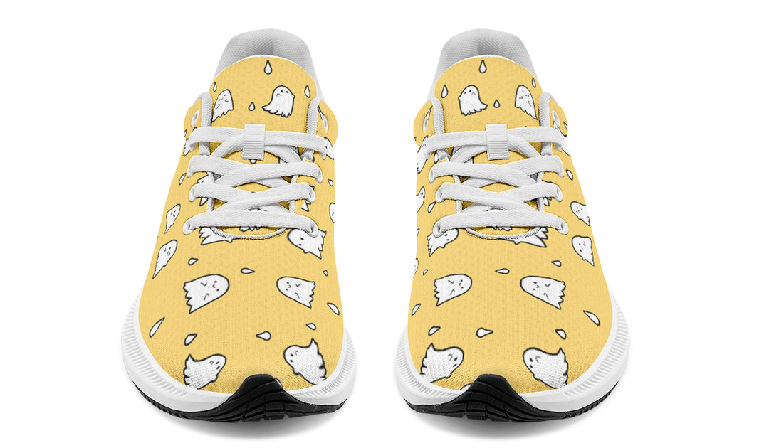 Gold Ghost Party Sneakers