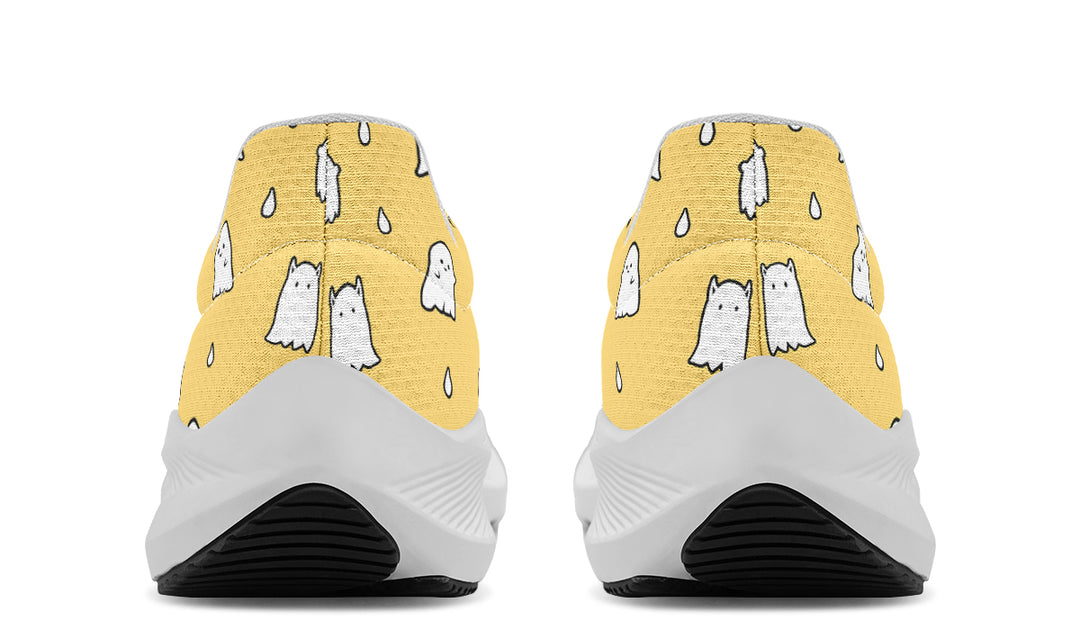 Gold Ghost Party Sneakers