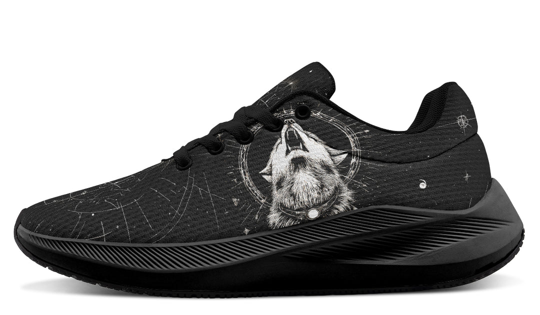 Moonbound Wolf Sneakers