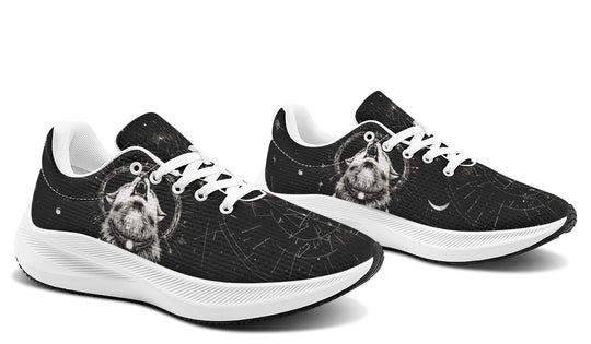 Moonbound Wolf Sneakers