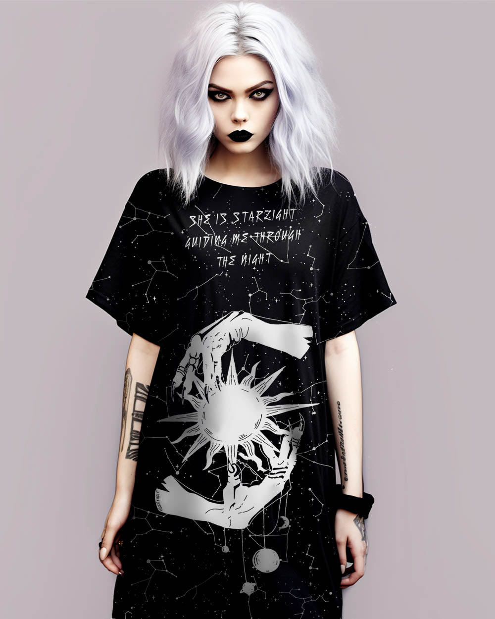 Rogue + Wolf Harajuku Goth Clothes Alt Clothing Gothic Tshirt egirl Emo  Grunge Punk Aesthetic Black : : Clothing, Shoes & Accessories