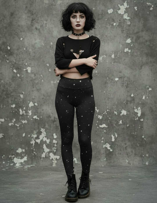 Starry Night Yoga Leggings