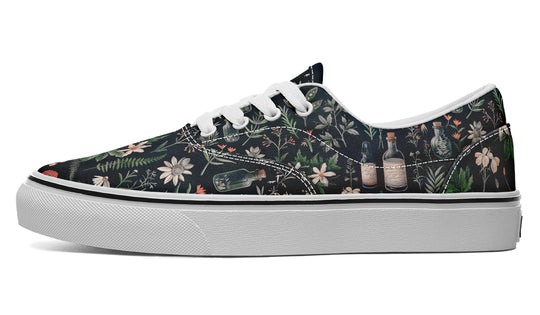 Apothecary Haven Street Sneakers - Premium Vegan Canvas Sneakers with Durable Waffle Soles