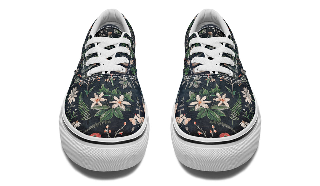 Apothecary Haven Street Sneakers - Premium Vegan Canvas Sneakers with Durable Waffle Soles