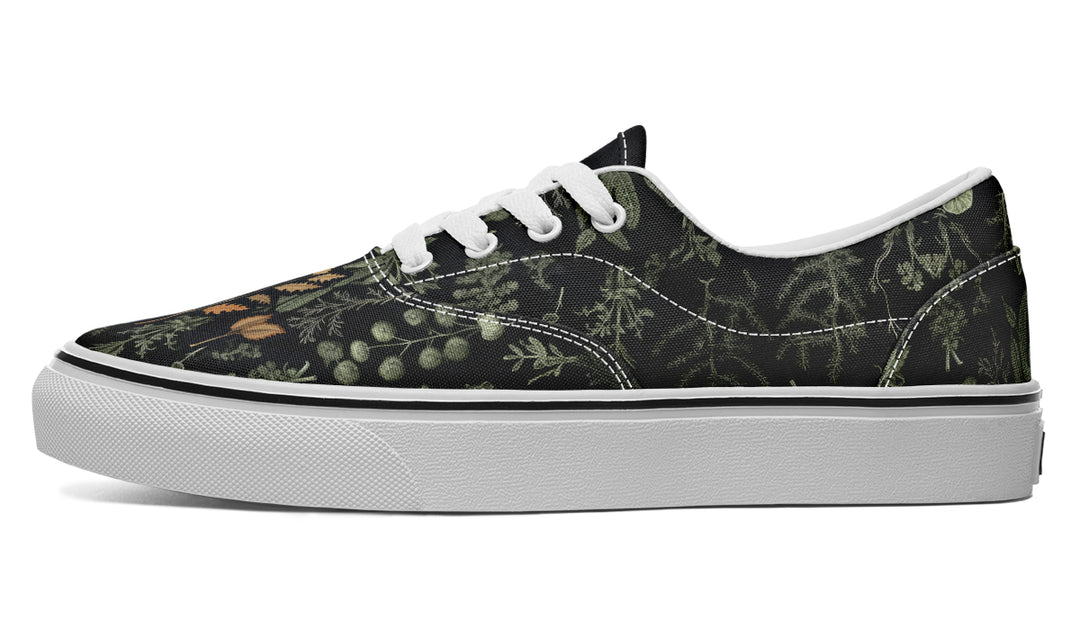 Autumn Memoir Street Sneakers - Premium Vegan Canvas Sneakers with Durable Waffle Soles