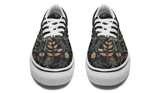 Autumn Memoir Street Sneakers - Premium Vegan Canvas Sneakers with Durable Waffle Soles