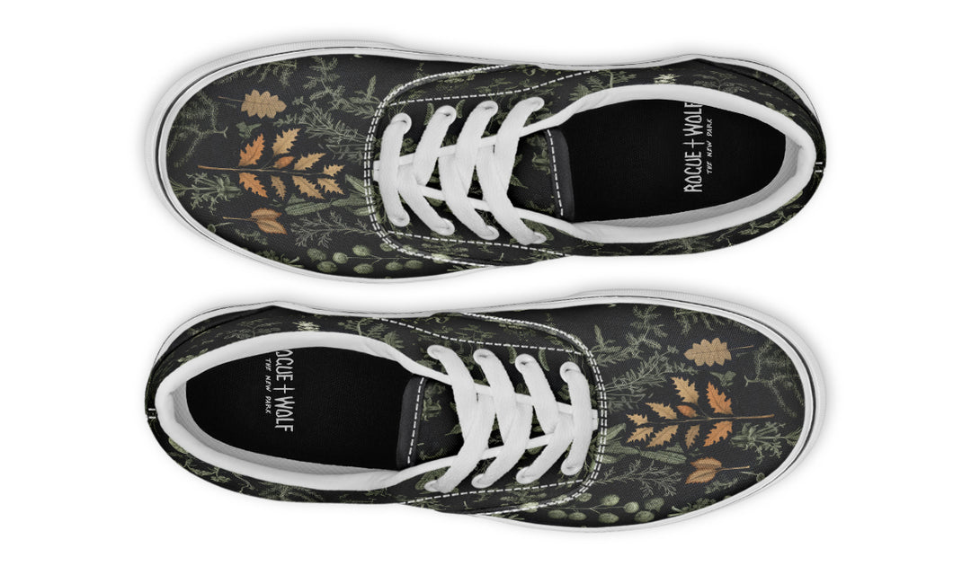 Autumn Memoir Street Sneakers - Premium Vegan Canvas Sneakers with Durable Waffle Soles