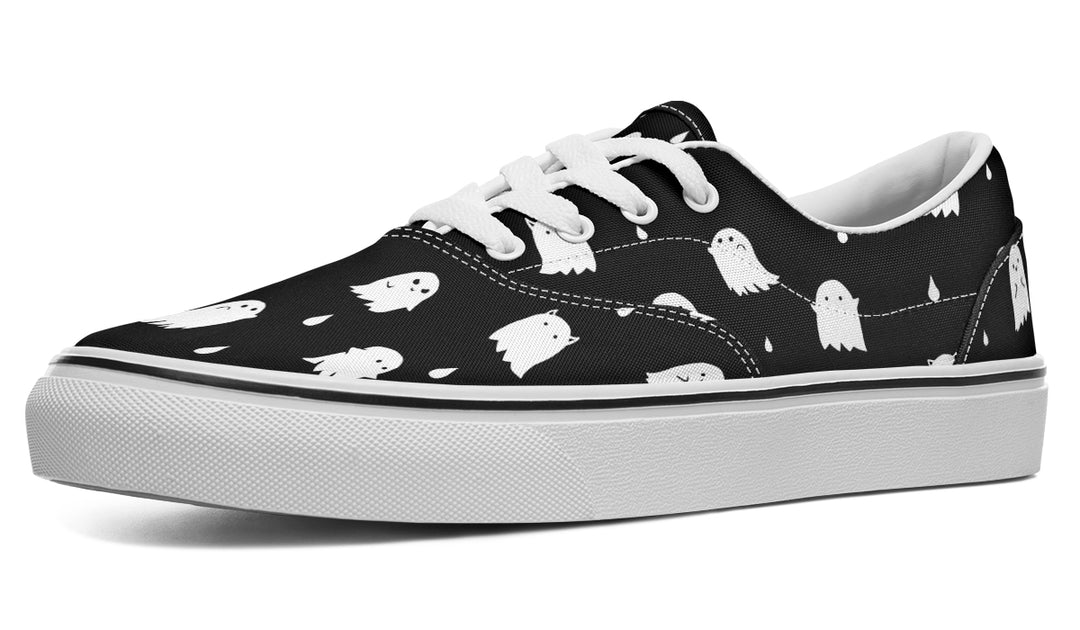 Ghost Party Street Sneakers - Premium Vegan Canvas Sneakers with Durable Waffle Soles