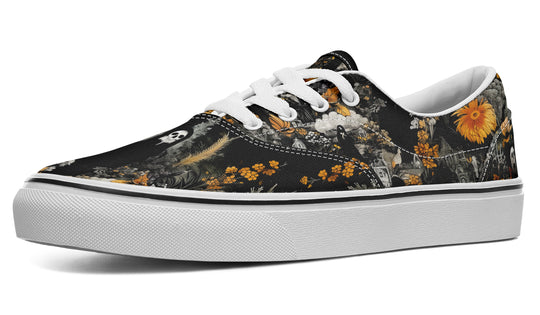 Grim’s Harvest Street Sneakers - Premium Vegan Canvas Sneakers with Durable Waffle Soles