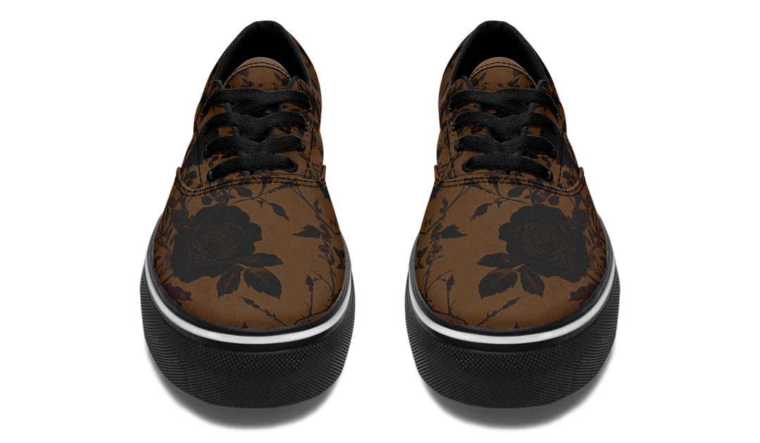 Sepia Rose Romance Street Sneakers
