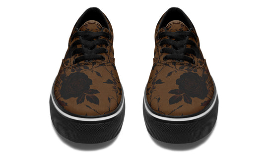 Sepia Rose Romance Street Sneakers