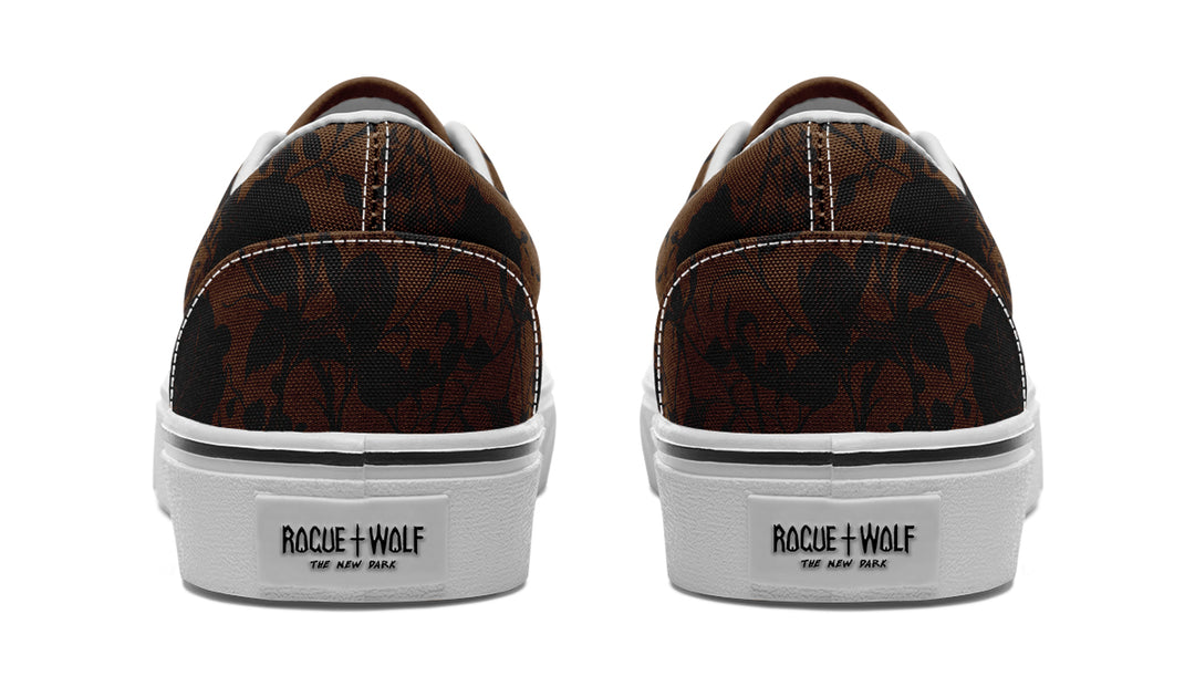 Sepia Rose Romance Street Sneakers