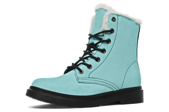 Aqua Mist Winter Boots - Witchy Style Boots Durable Nylon Toasty Lined Water Resistant Vibrant Print