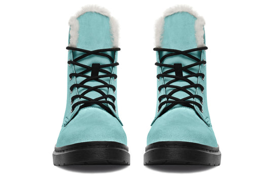 Aqua Mist Winter Boots - Witchy Style Boots Durable Nylon Toasty Lined Water Resistant Vibrant Print