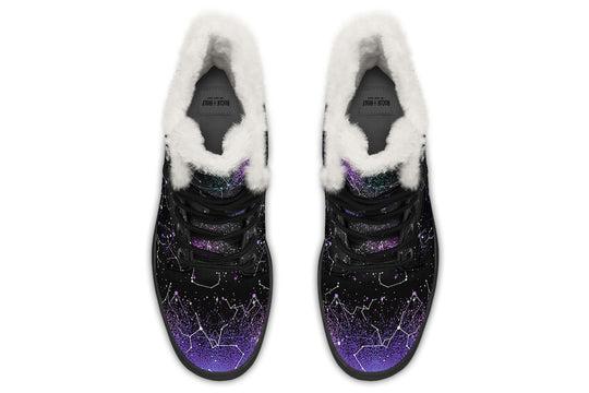 Aurora Winter Boots - Versatile Winter Footwear Durable Nylon Synthetic Wool Lined Weatherproof Stylish Warm
