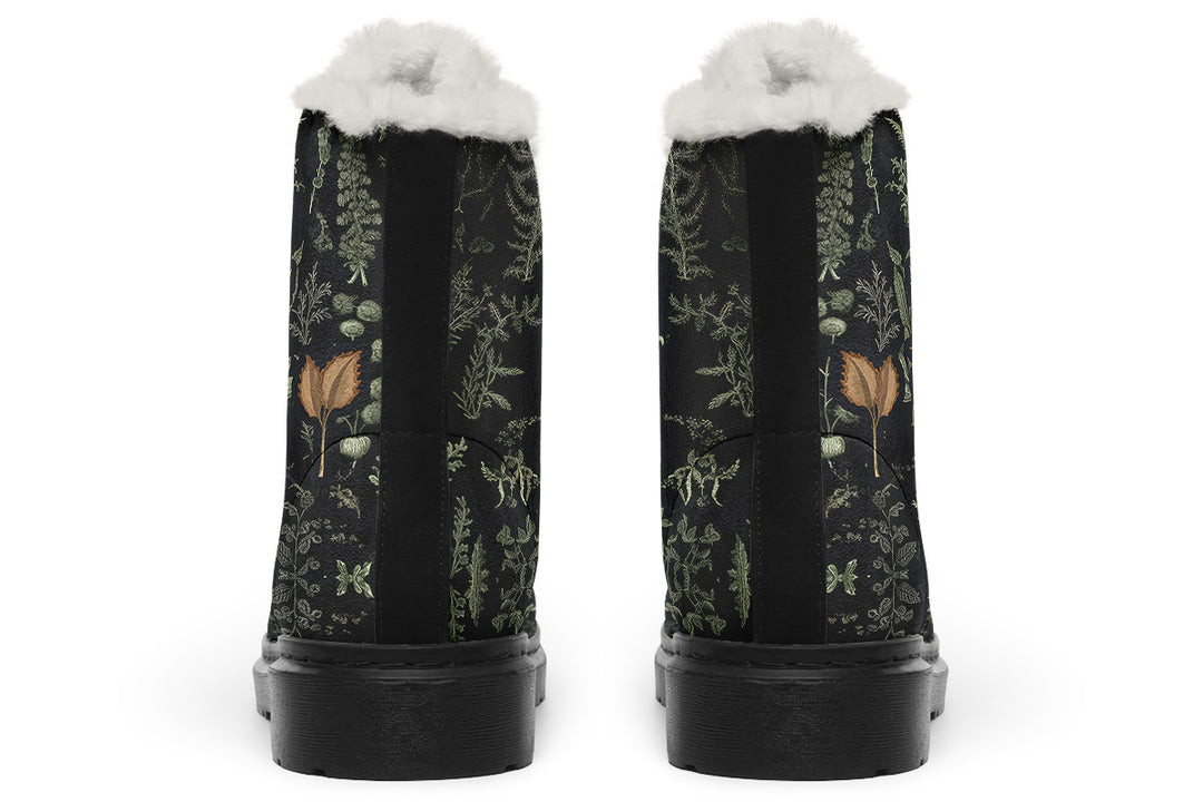 Autumn Memoir Winter Boots - Comfortable Winter Boots Durable Nylon Vibrant Print Warm Lined Weatherproof