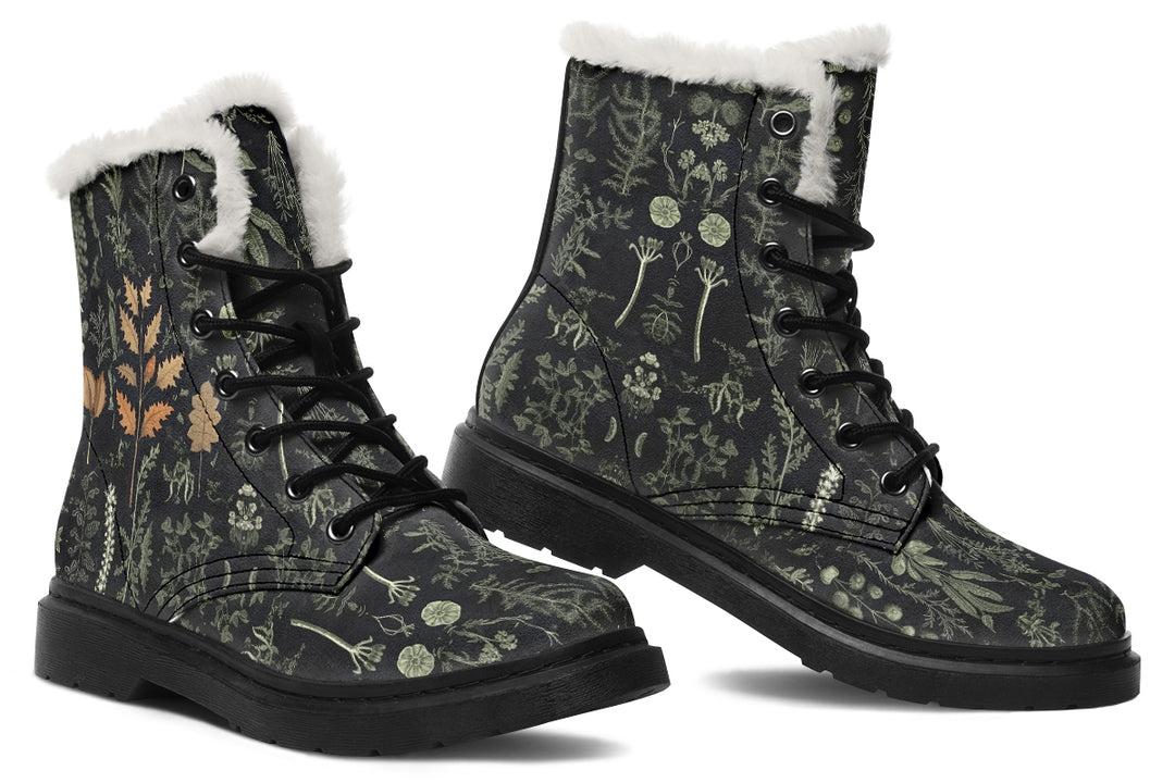 Autumn Memoir Winter Boots - Comfortable Winter Boots Durable Nylon Vibrant Print Warm Lined Weatherproof