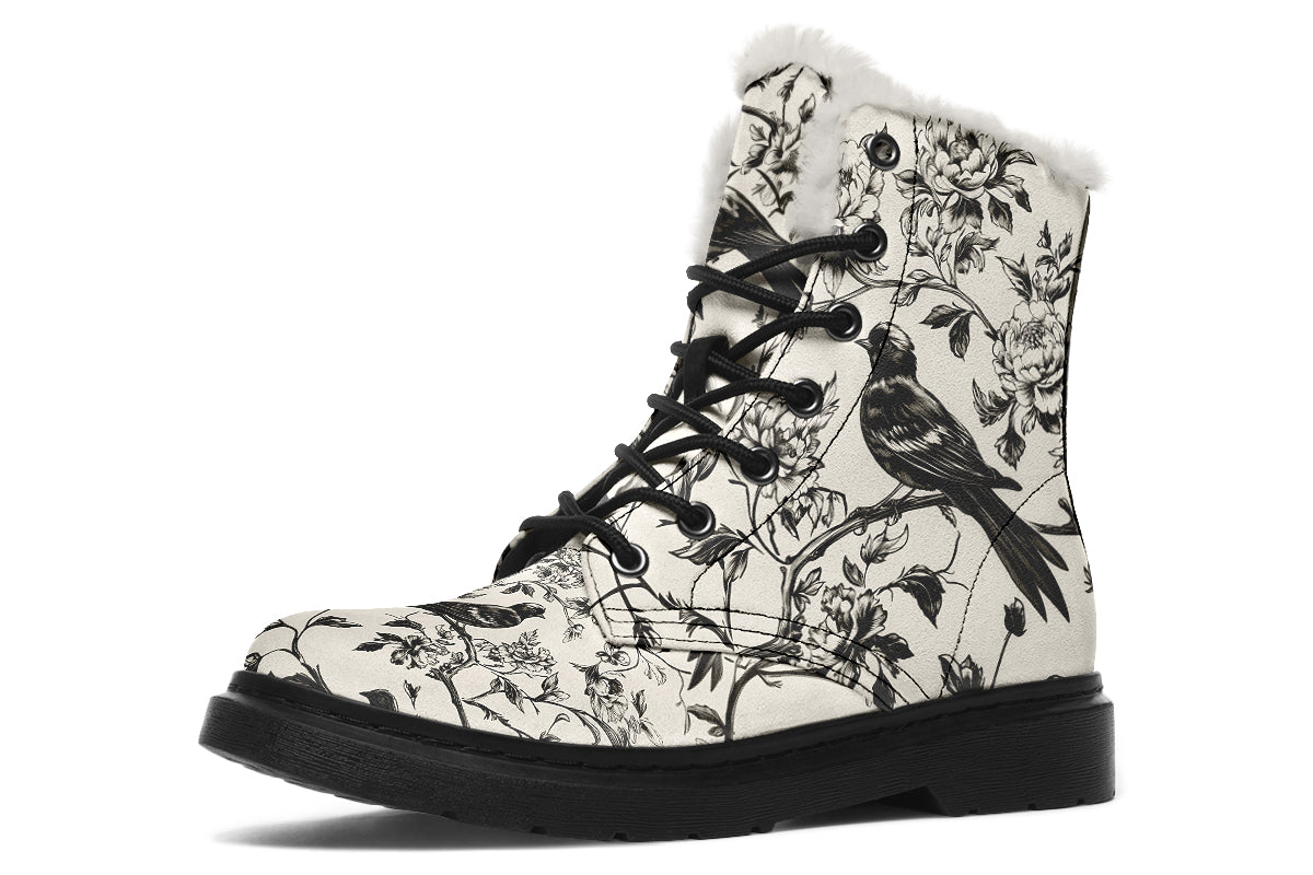 Aviary Winter Boots – Rogue + Wolf Vegan Micro-Suede Gothic Boots