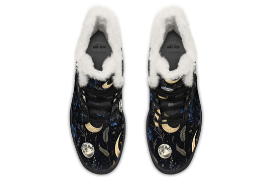 Azure Moonlit Botanica Winter Boots