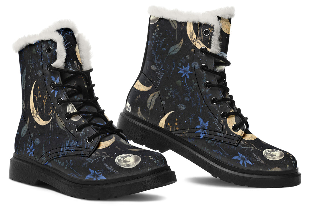 Azure Moonlit Botanica Winter Boots
