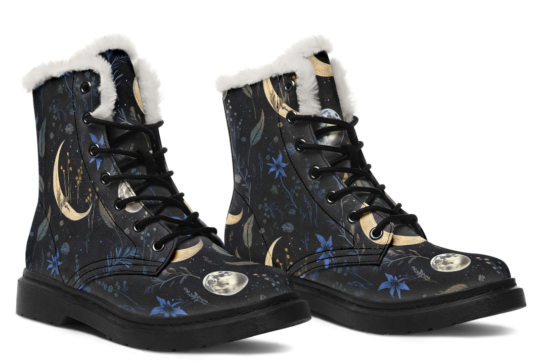 Azure Moonlit Botanica Winter Boots