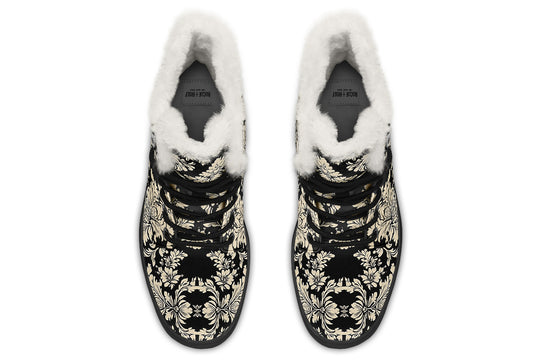 Black Faded Regal Winter Boots