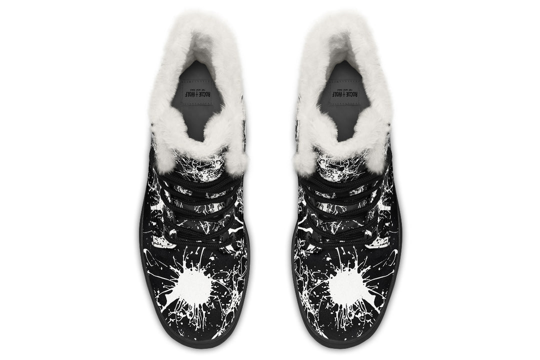Black Inkstorm Winter Boots