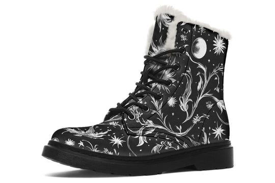 Black Lunaria Winter Boots