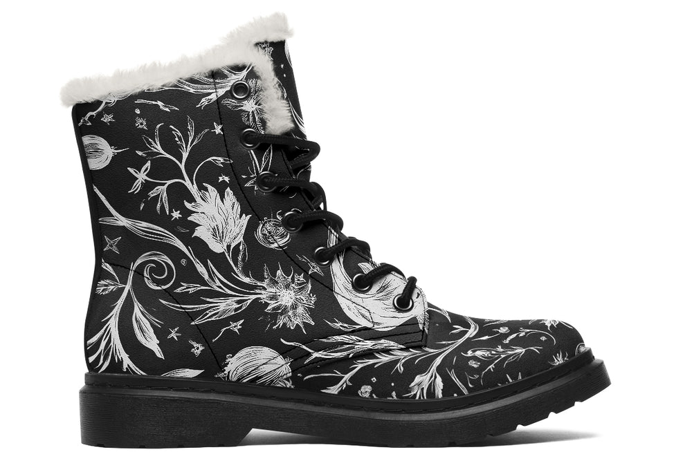 Black Lunaria Winter Boots