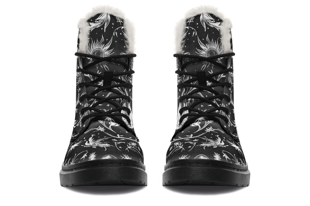 Black Lunaria Winter Boots