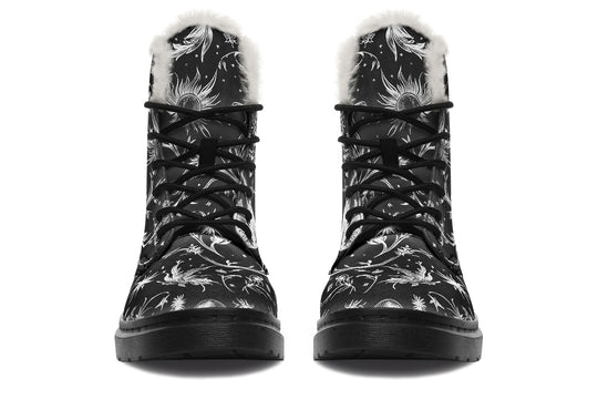 Black Lunaria Winter Boots