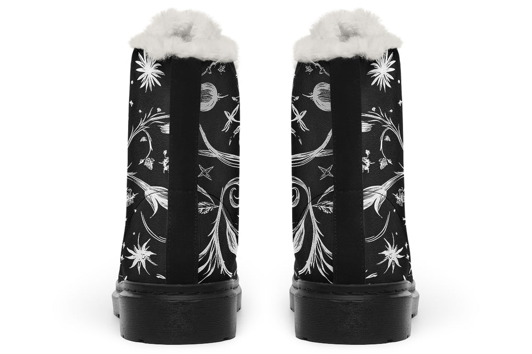 Black Lunaria Winter Boots