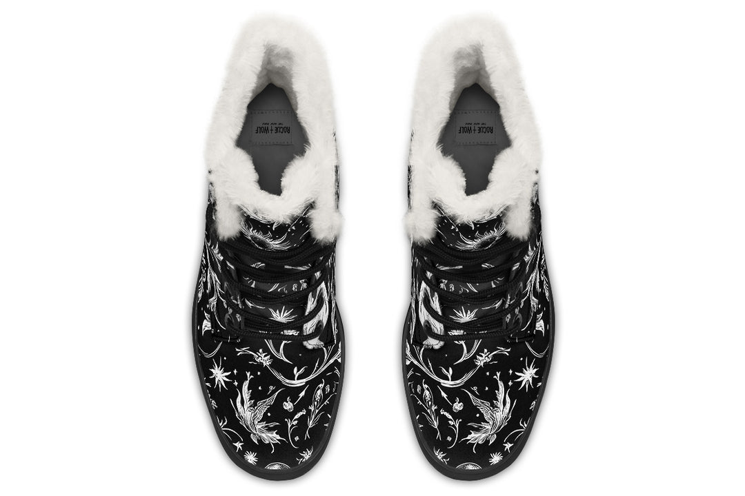 Black Lunaria Winter Boots