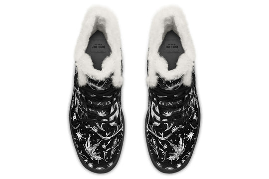 Black Lunaria Winter Boots