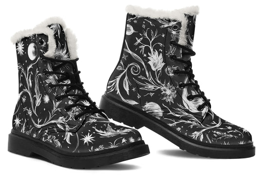 Black Lunaria Winter Boots