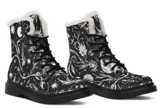Black Lunaria Winter Boots