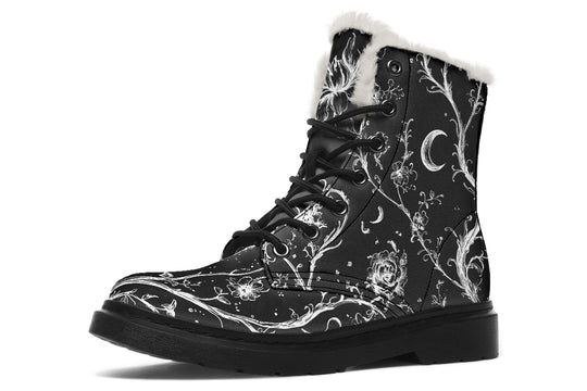 Black Night Stroll Winter Boots